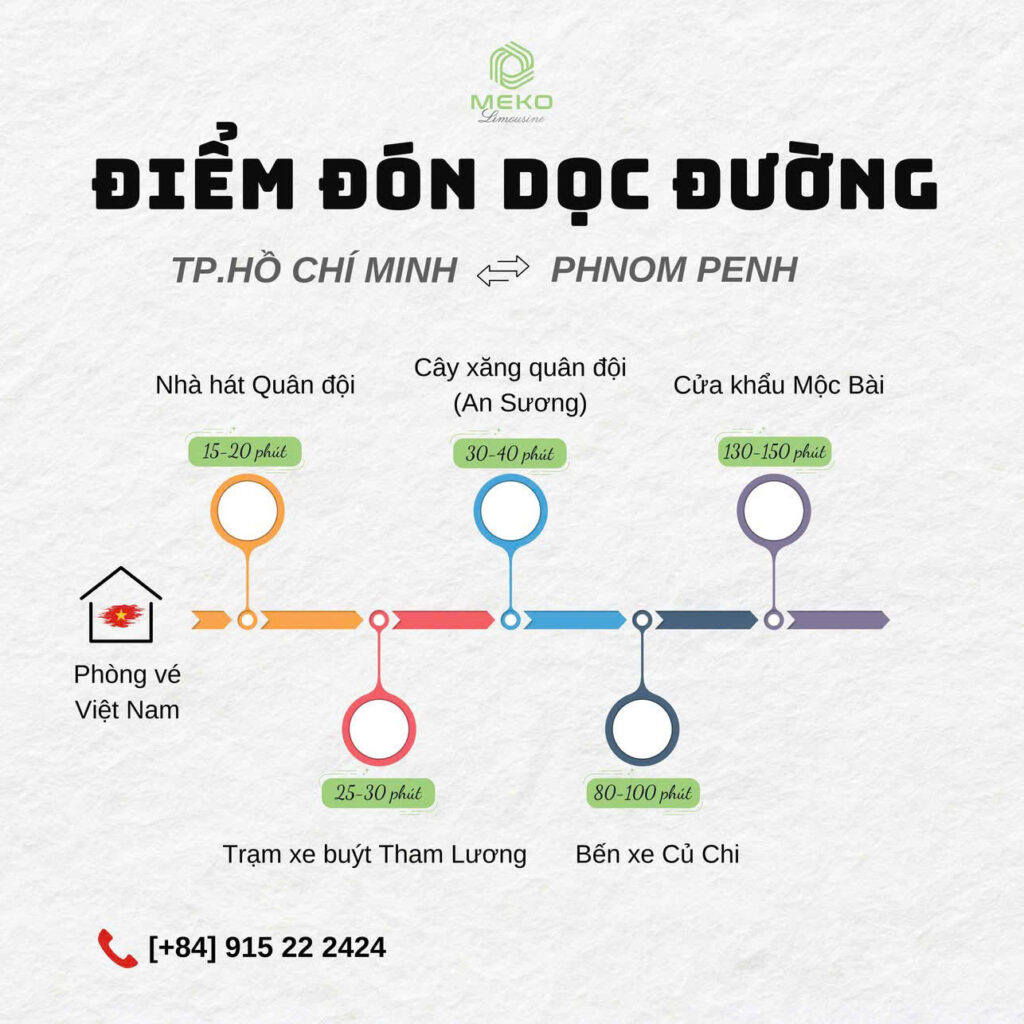 Điểm đón/trả khách tại Việt Nam