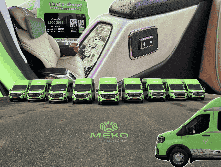Review MEKO Limousine Cần Thơ Sài Gòn: Xe 10 chỗ mới, giá vé ưu đãi 190k, xem lịch xe và đặt vé ngay.