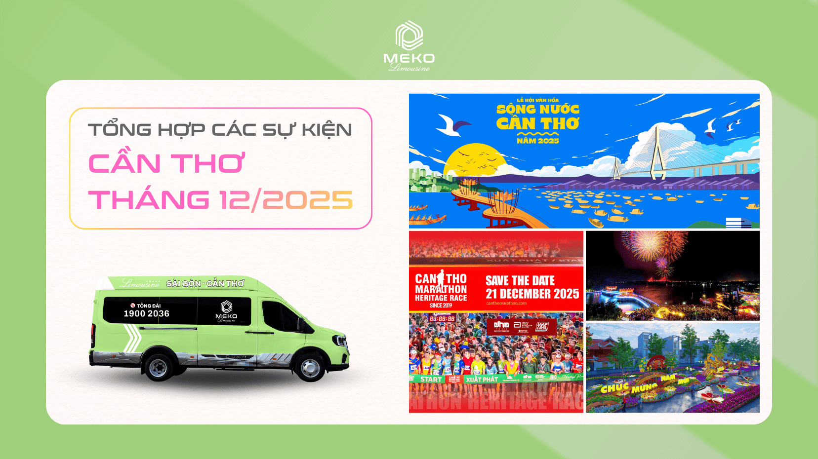 Các hình ảnh về sự kiện lễ hội của Cần Thơ trong tháng 12 năm 2025