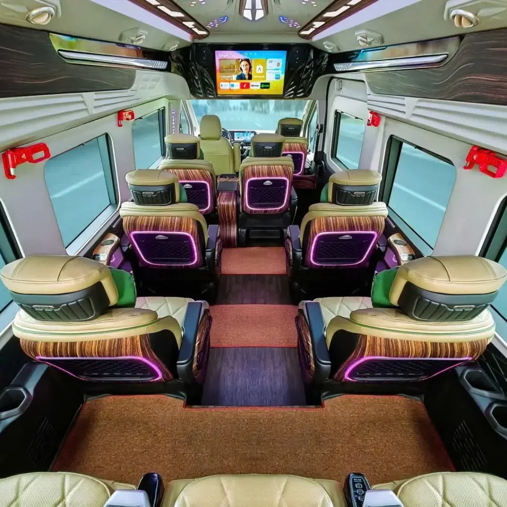 Ảnh nội thất xe đi Cần Thơ